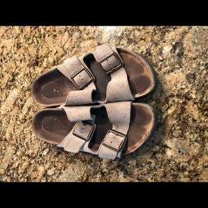 Birkenstock Arizona softbed taupe